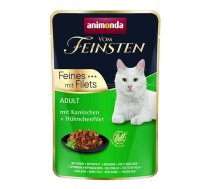 ANIMONDA Cat Vom Feinsten Adult Rabbit + vistas fileja 85g paciņa