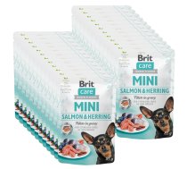 Brit Care Mini laša un siļķes fileja mērcē 85g