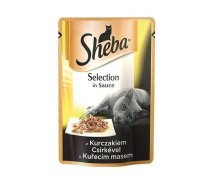 SHEBA Selection ar vistas gaļu mērcē 85g maisiņš