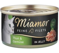 Miamor Feine Filets - želejas kārba 100g tuncis+dārzeņi