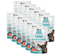 Brit Care Mini laša un siļķes fileja mērcē 85g