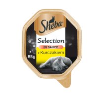 SHEBA® Selection 85g ar vistas gaļu - mitrā kaķu barība mērcē