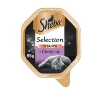 SHEBA® Selection 85g ar teļa gaļu - mitrā kaķu barība mērcē