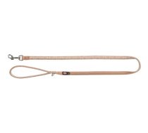 TRIXIE, Premium, pavadas, suņiem, dimanta krāsas/karamele, siksna, XS-S: 1,20 m/15 mm, oderēta ar neoprēnu