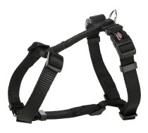 TRIXIE Premium siksna, L: 60-80 cm/25 mm, melna