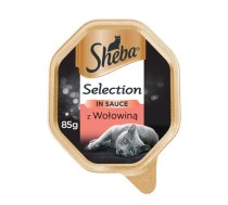 SHEBA® Selection 85g ar liellopu gaļu - mitrā kaķu barība mērcē