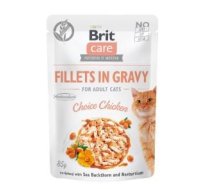 BRIT CARE Cat Pufs Fileja ar mērci Choice Chicken 85g