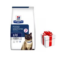 HILL'S PD Prescription Diet Feline z/d Pārtikas nepanesamība 1,5 kg + pārsteigums jūsu kaķim