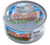 Princess Premium Classic  170gr ar Vistas gaļu, tunci, rīsiem un Gliemeņu Mazuļiem