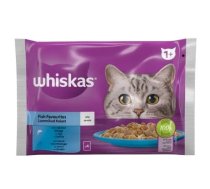 Whiskas Zivju izlase 4x85g konservi kaķiem