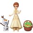 Hasbro Disney Frozen Anna & Olaf Small Dolls With Basket Accessory 