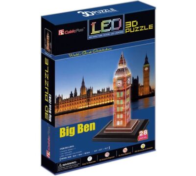 3D  CubicFun Big Ben London 3D LED L501H, 28 gab.