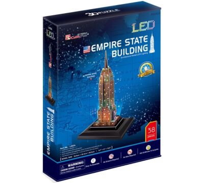 3D  Cubicfun Empire State Building LED, 38 gab.