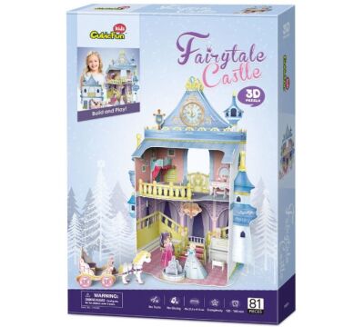 3D  CubicFun Fairytale Castle Dollhouse 3D, 81 gab.