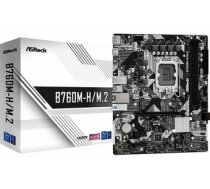 ASRock B760M-H/M.2              1700 mATX HDMI/DP       DDR5 retail ( 90 MXBM40 A0UAYZ 90 MXBM40 A0UAYZ ) pamatplate  mātesplate