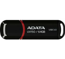 ADATA USB 3.2 UV150 black 64GB              AUV150-64G-RBK AUV150-64G-RBK (4713435799291) ( JOINEDIT60757107 ) USB Flash atmiņa