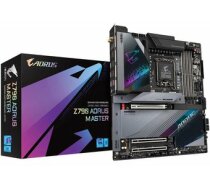 Gigabyte Z790 AORUS MASTER X Motherboard- Supports Intel 13th Gen CPUs  20+1+2 phases VRM  up to 8266MHz DDR5 (OC)  1x PCIe 5.0 + 4x PCIe 4. Z790 AORUS MASTER X 1.0 (4719331857585) ( JOINEDIT55353998 ) pamatplate  mātesplate