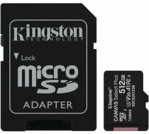 CARD 64GB Kingston Canvas Select Plus microSDXC 100MB/s +Adapter SDCS2/64GB-3P1A