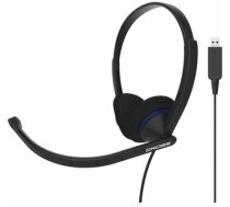 Koss CS200i Communication Headsets, On-Ear, Wired, Microphone, Black