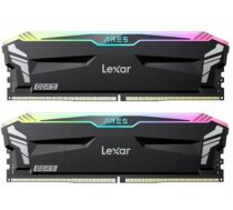 Lexar 2x16GB ARES RGB DDR5-6400 Desktop Memory, Black color LD5EU016G-R6400GDLA