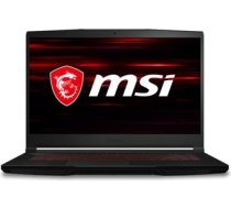Laptop MSI GF63 Thin 8RCS-434XPL 8 GB RAM/ 256 GB M.2 PCIe/ 256 GB SSD/ ( 6042679 6042679 ) Portatīvais dators