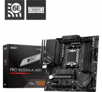 MSI PRO B650M-A WIFI AMD B650 Socket AM5 micro ATX 7D77-001R (4711377010160) ( JOINEDIT60104073 )