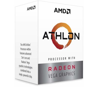 AMD Athlon 240GE Processor with Radeon Vega 3 Graphics