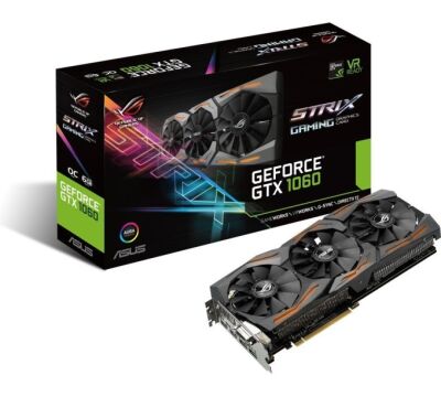 Asus GeForce GTX1060 6GB GDDR5 PCIE STRIX-GTX1060-O6G-GAMING