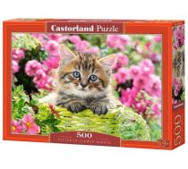 Castorland Kitten In Flower Garden, 500 gab.