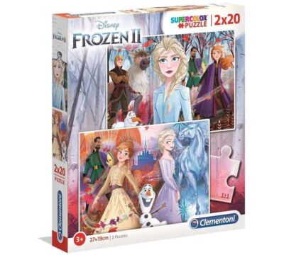 Clementoni Puzzle Frozen II 2x20pcs 24759