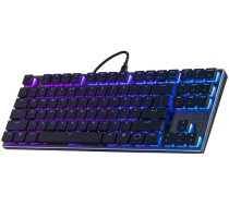 Cooler Master SK630 Low Profile TKL Gaming Keyboard, RGB, MX-Red - anthracite/black