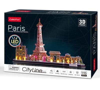 Cubicfun 3D Puzzle City Line Paris 115pcs