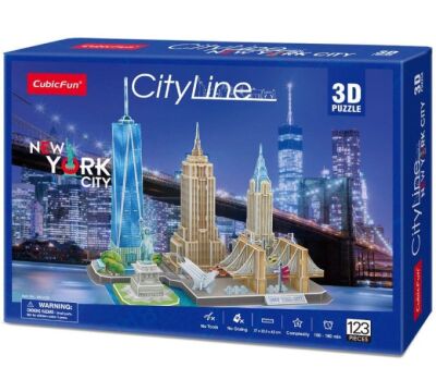 CubicFun City Line New York City 3D MC255h, 123 gab.