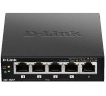 D-link Switch DGS-1005P Unmanaged, Desktop, 1 Gbps (RJ-45) ports quantity 5, PoE ports quantity 4, Power supply type External