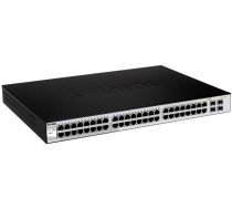 Slēdzis D-Link DGS-1210-52/ME/E 48-Port 10/100/1000BASE-T 4-Port 1 Gbps SFP porti Metro Ethernet [Switch Ports]