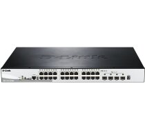 D-Link Switch DGS-1510-28XMP/E 24xGBit PoE (370W)/4xSFP+ DGS-1510-28XMP/E