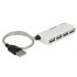 Delock Hub USB 2.0 x4 White