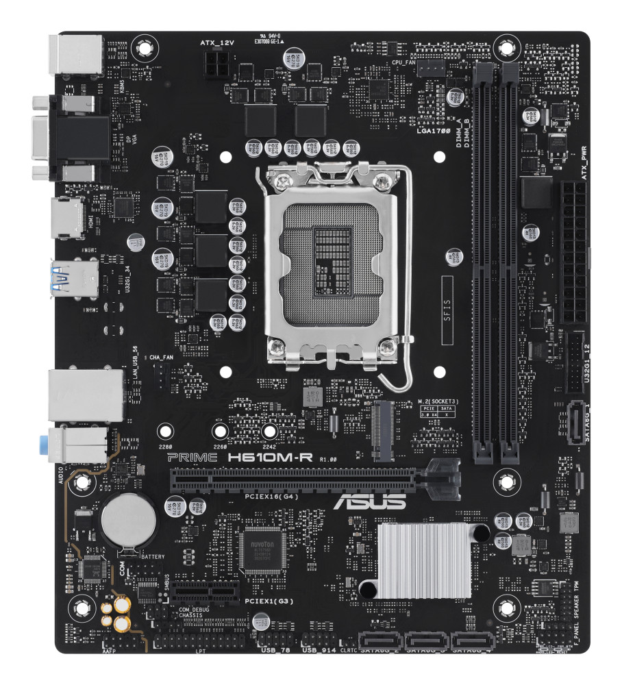 ASUS PRIME H610M-R-SI product photo