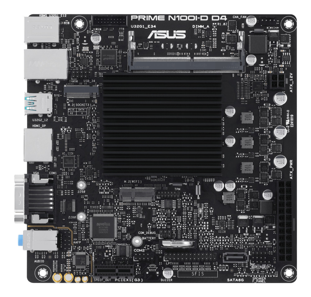 Asus PRIME N100I-D D4-CSM product photo