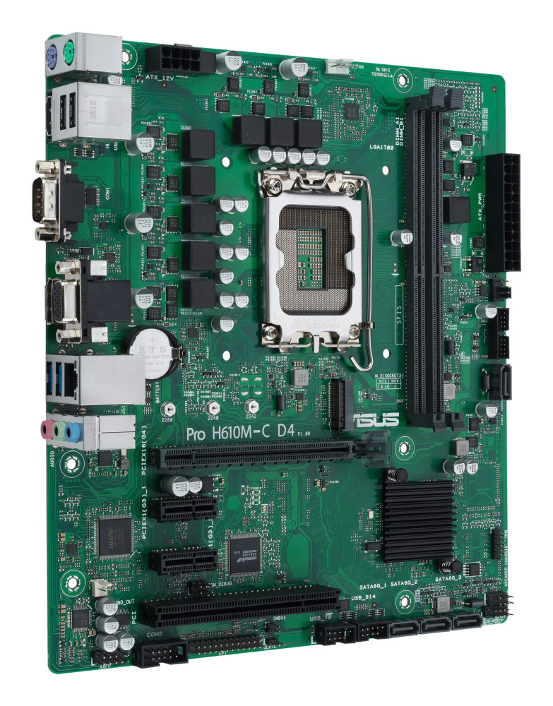 ASUS PRO H610M-C D4-CSM product photo
