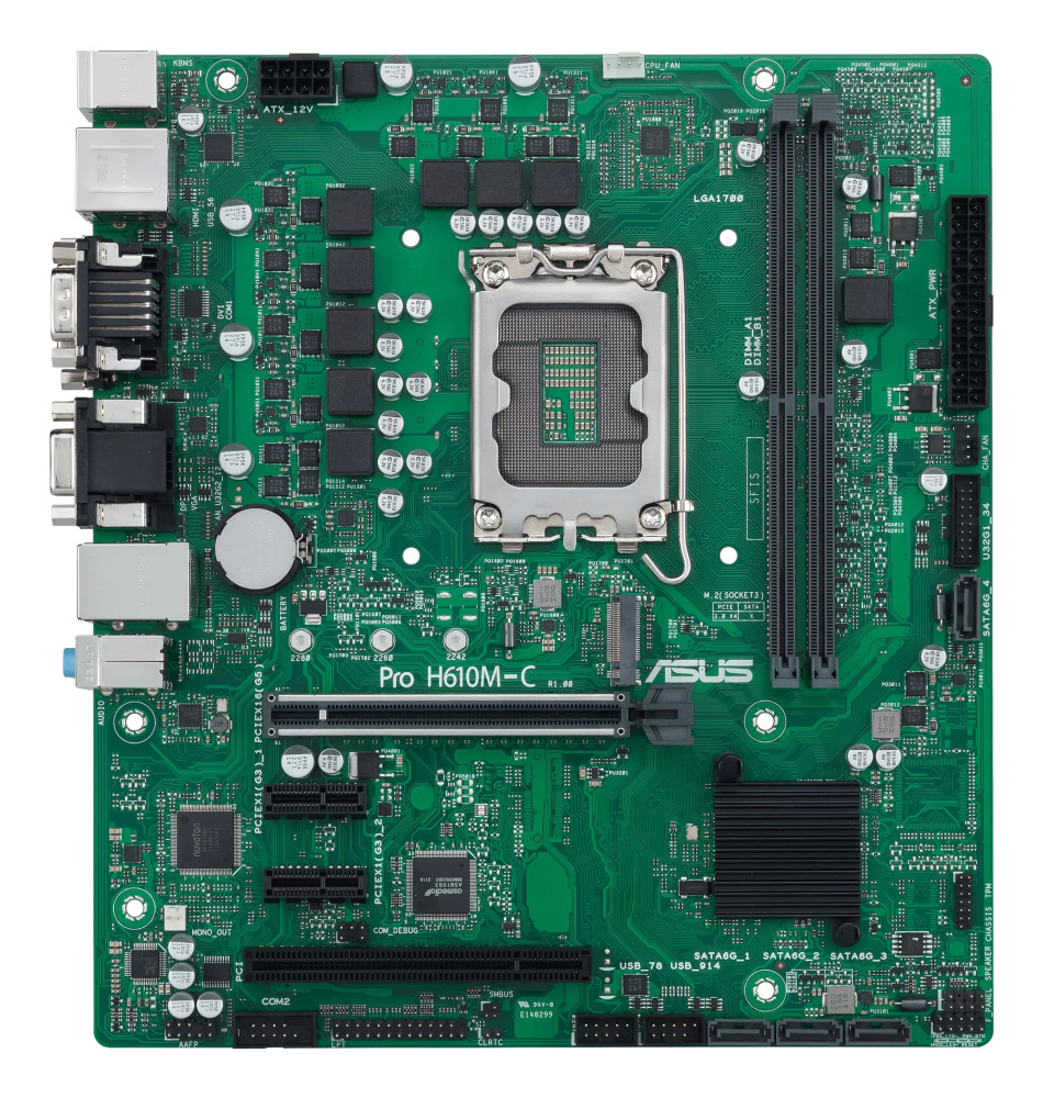 Asus PRO H610M-C product photo