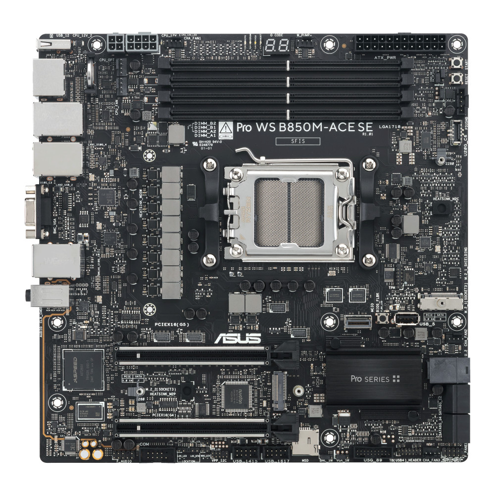 Asus PRO WS B850M-ACE SE product photo