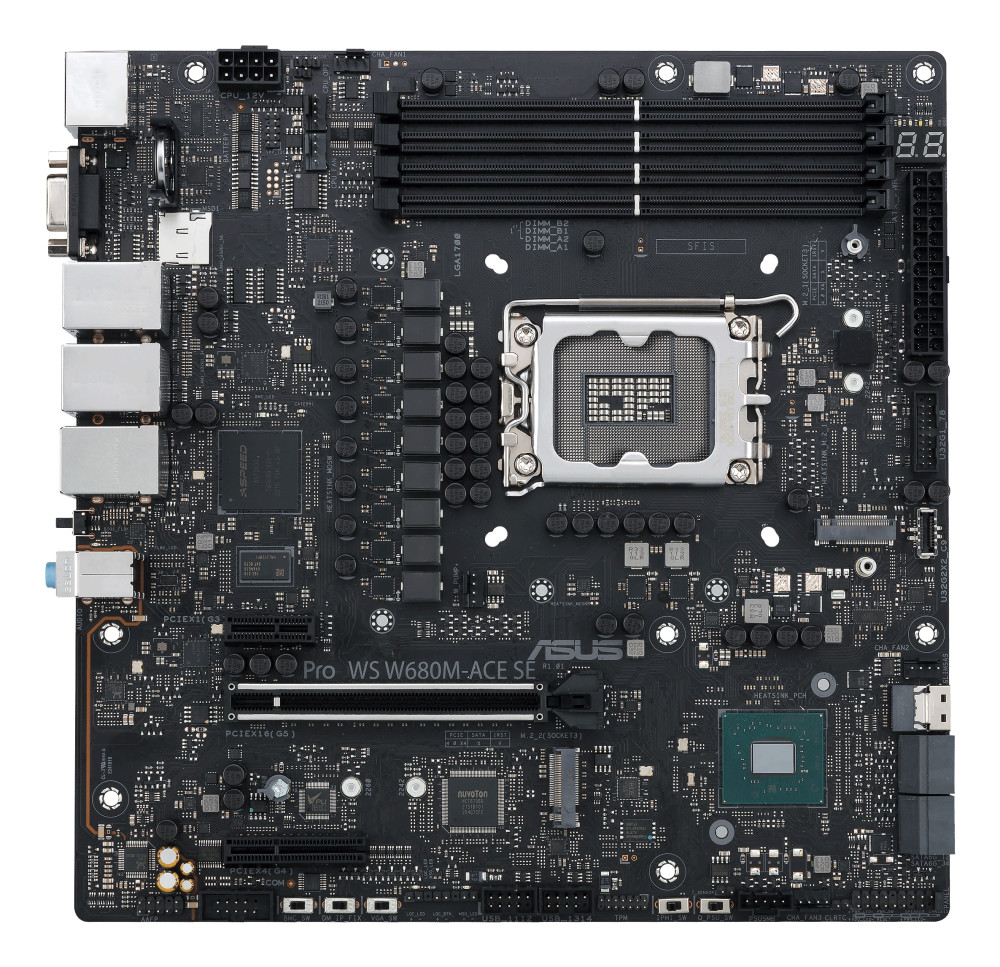 Asus Pro WS W680M-ACE SE product photo