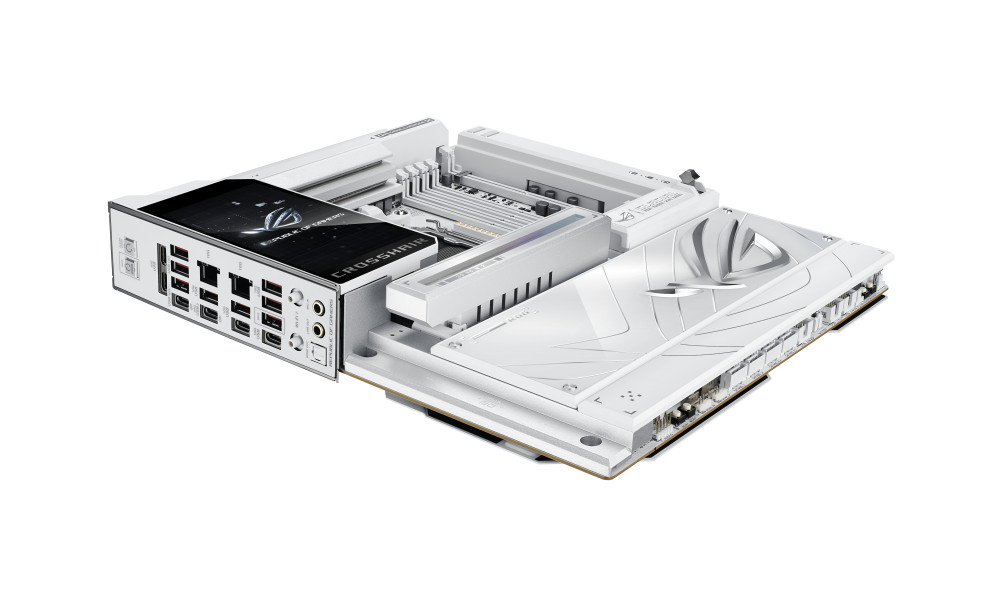 Asus ROG CROSSHAIR X870E GLACIAL product photo