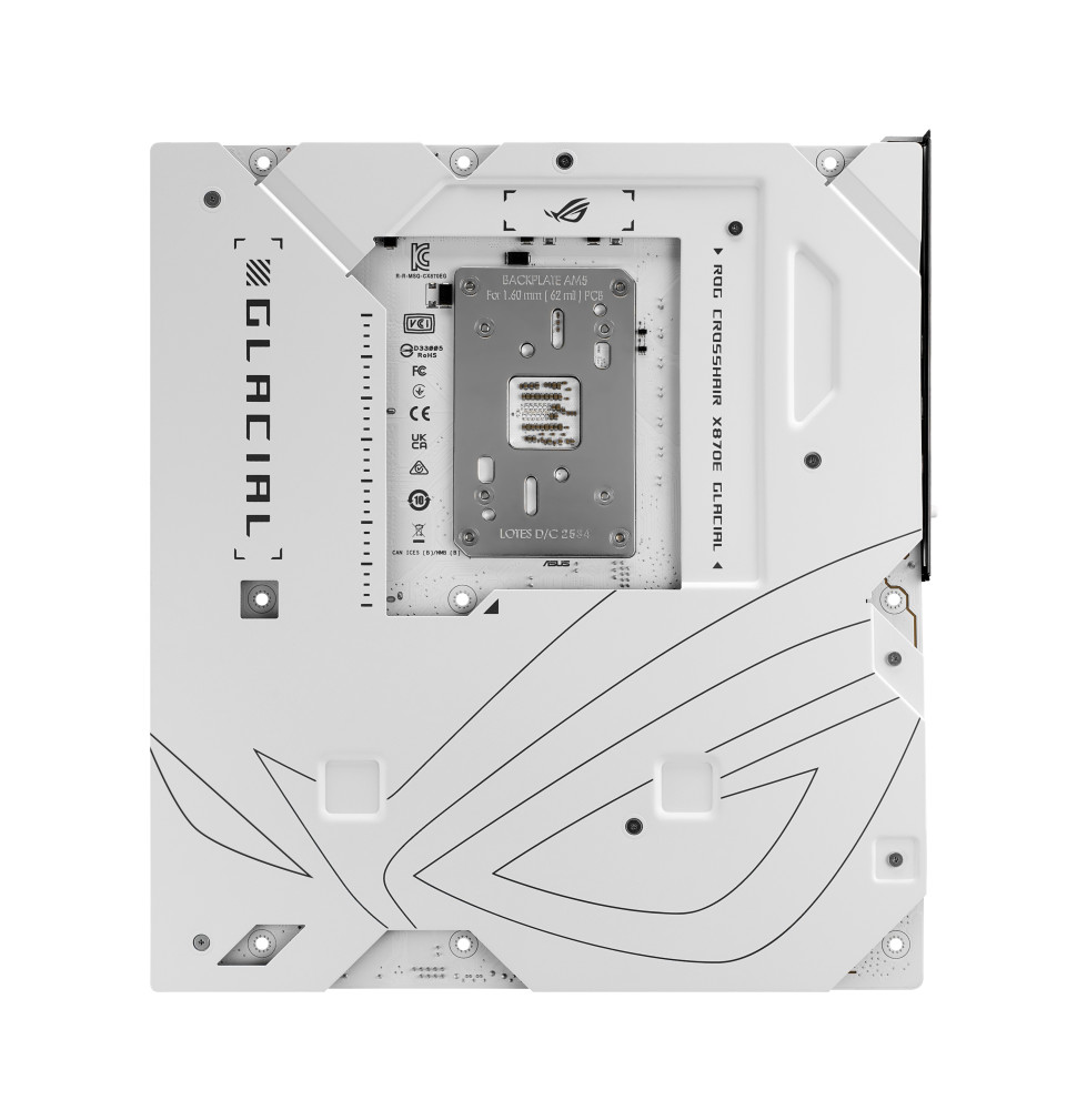 Asus ROG CROSSHAIR X870E GLACIAL product photo