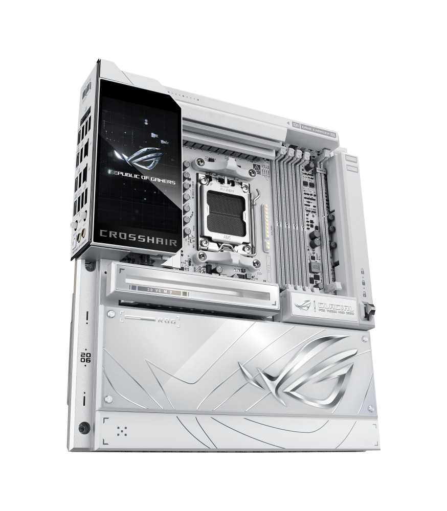 Asus ROG CROSSHAIR X870E GLACIAL product photo