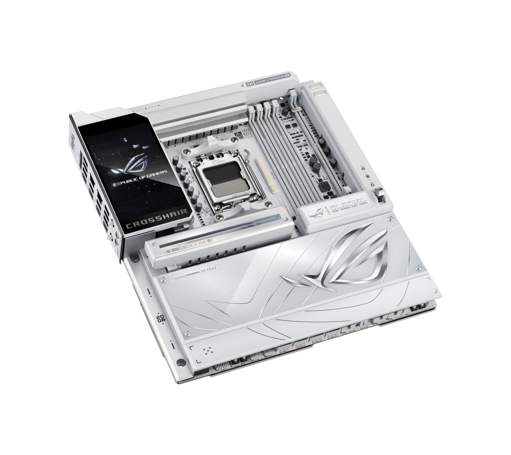 Asus ROG CROSSHAIR X870E GLACIAL product photo