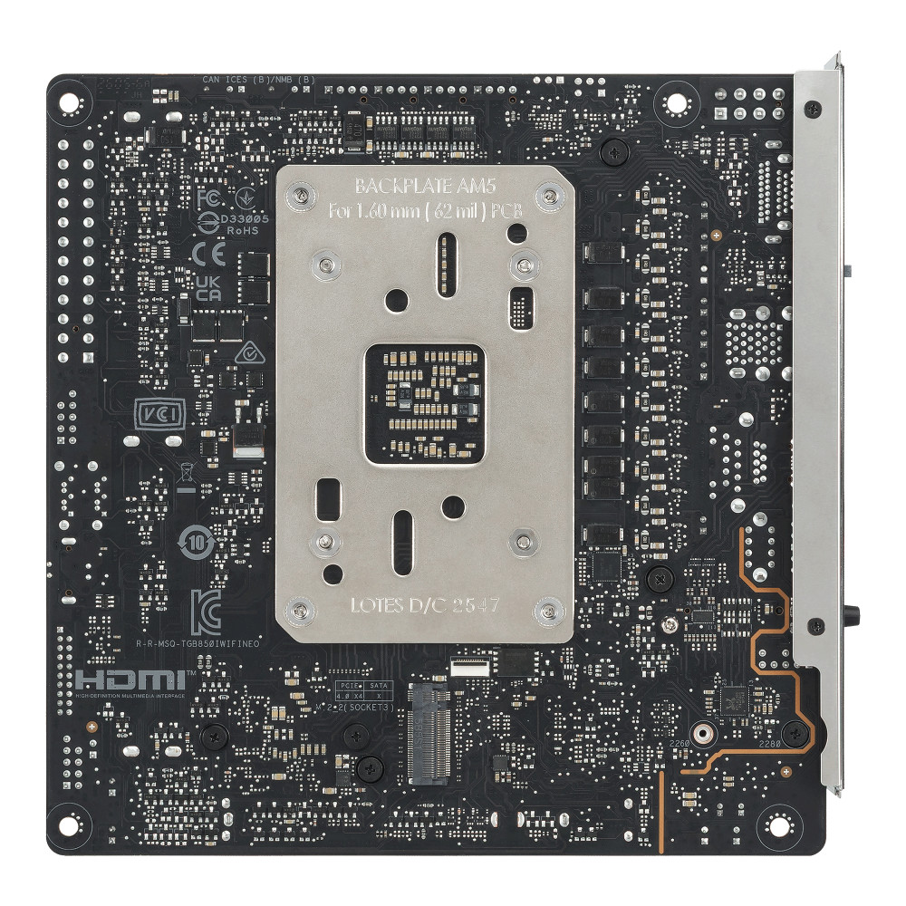 Asus TUF GAMING B850I WIFI NEO product photo