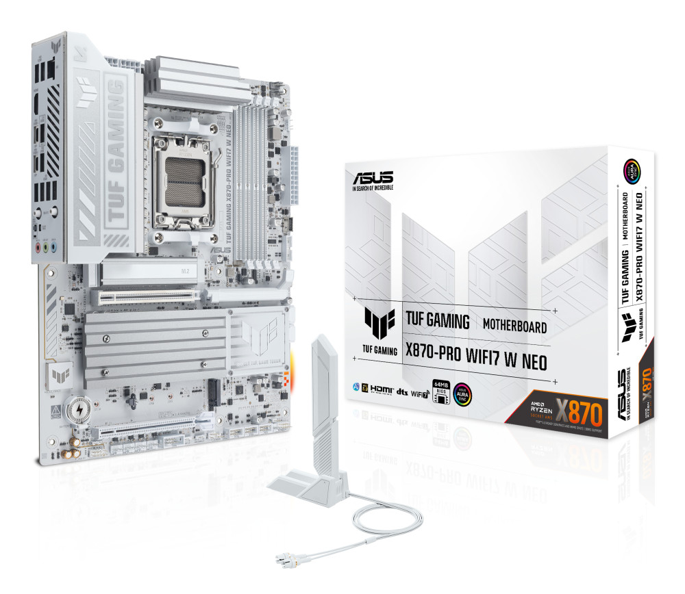 ASUS TUF GAMING X870-PRO WIFI7 W NEO product photo
