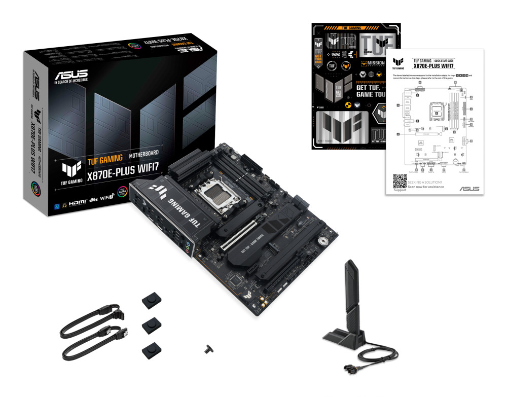 Asus TUF Gaming X870E-Plus WiFi 7 product photo